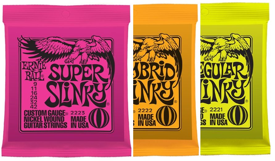 世界中のトップ・ギタリストから圧倒的な支持を得ているスタンダード・スリンキーERNiE BALL / 2221 / 2222 / 2223