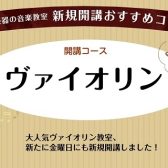 金：ヴァイオリン教室講師紹介／唐木田 晴