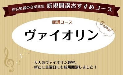 金：ヴァイオリン教室講師紹介／唐木田 晴