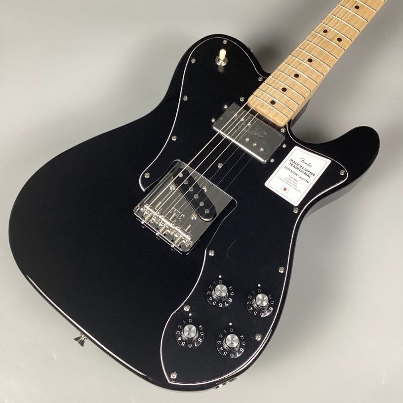 FenderMade in Japan Traditional 70s Telecaster Custom Maple Fingerboard Black