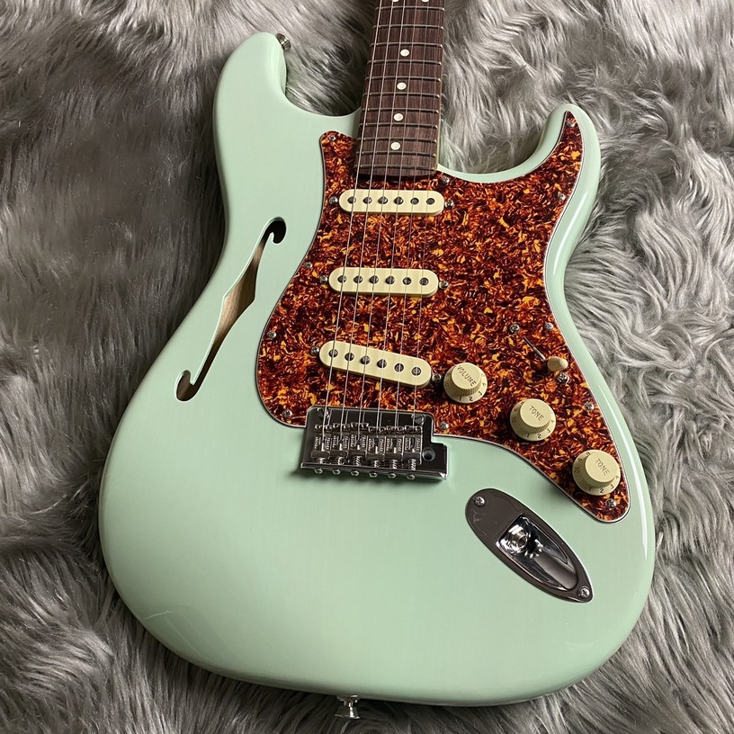 Fender Limited Edition American Professional II Stratocaster Thinline -Transparent Surf Green