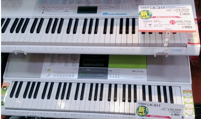 美品 CASIO 光ナビゲーションキーボード LK-511 - 鍵盤楽器 - hlt.no