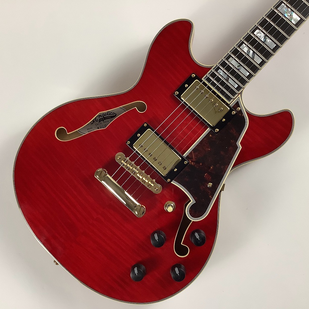 セミアコギターD'Angelico/Excel Mini DC Trans Cherry