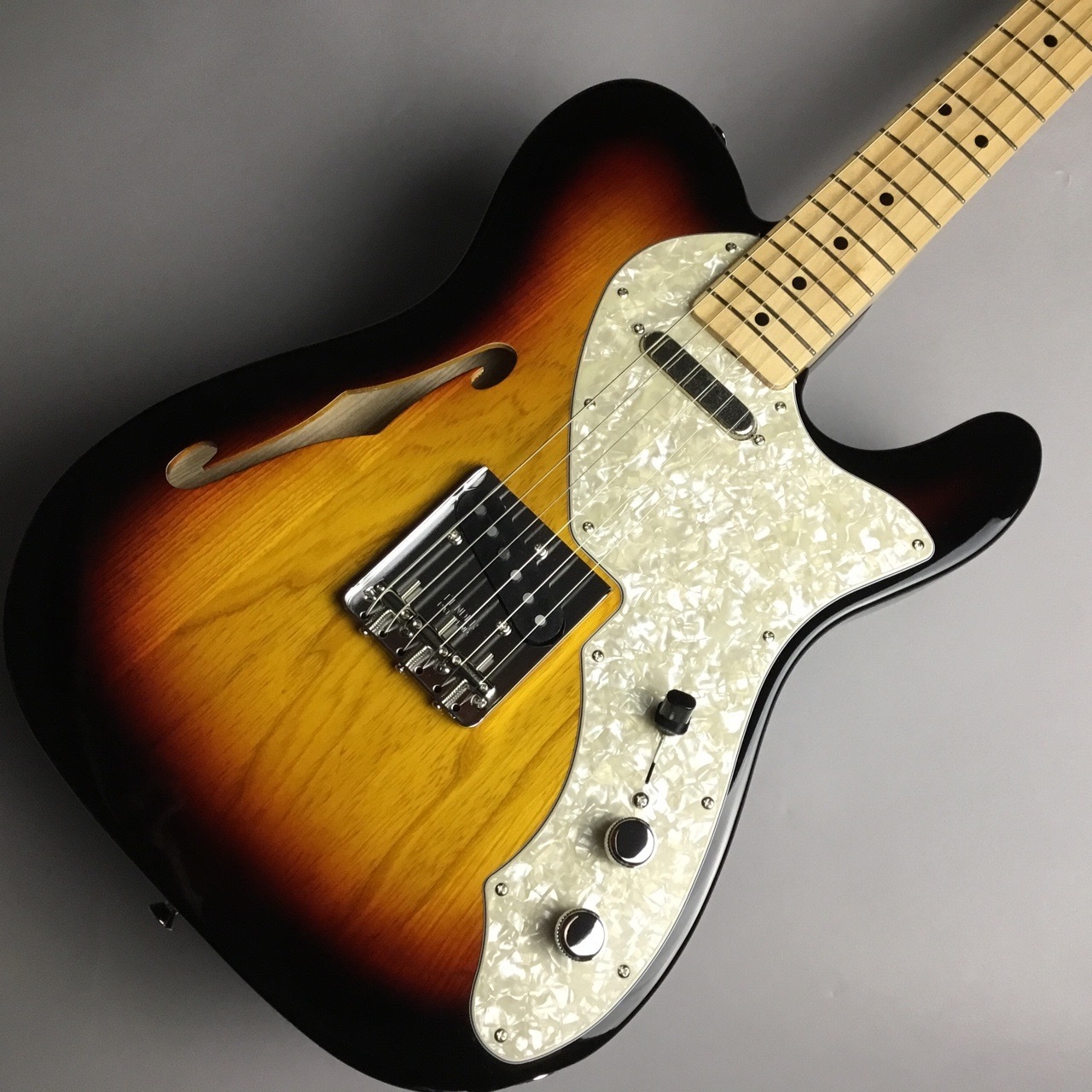 Fender Made in Japan Heritage 60s Telecaster Thinline Maple Fingerboard 3-Color Sunburst