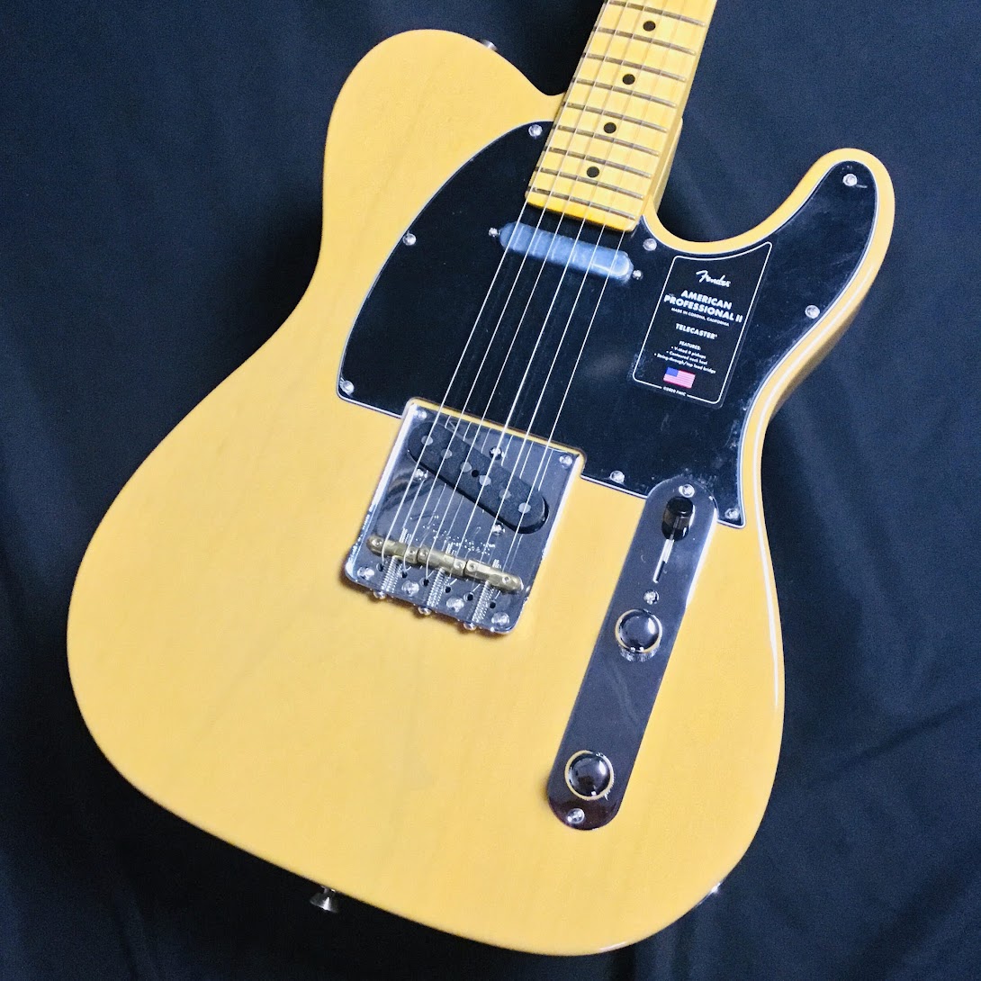 FenderAmerican Professional II Telecaster Maple Fingerboard Butterscotch Blonde 