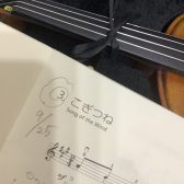 バイオリン日記vol.13　「ば、、倍音・・・？！」