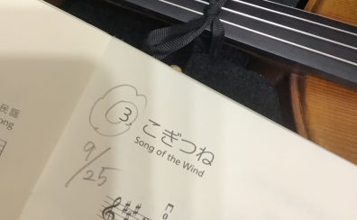バイオリン日記vol.13　「ば、、倍音・・・？！」