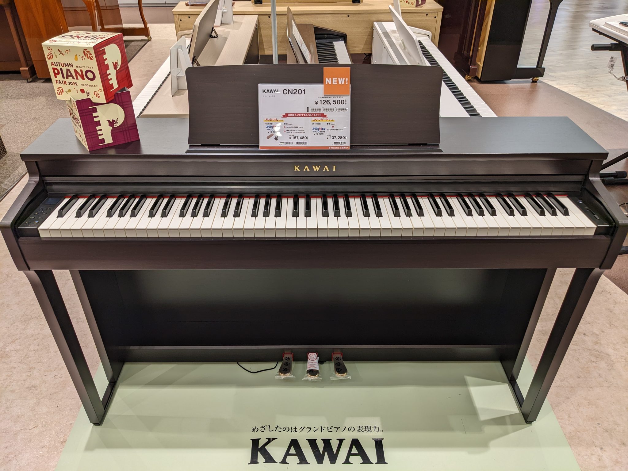 【試弾出来ます！】新製品KAWAI（カワイ）電子ピアノCN201入荷しました♪｜島村楽器 イオンモールかほく店