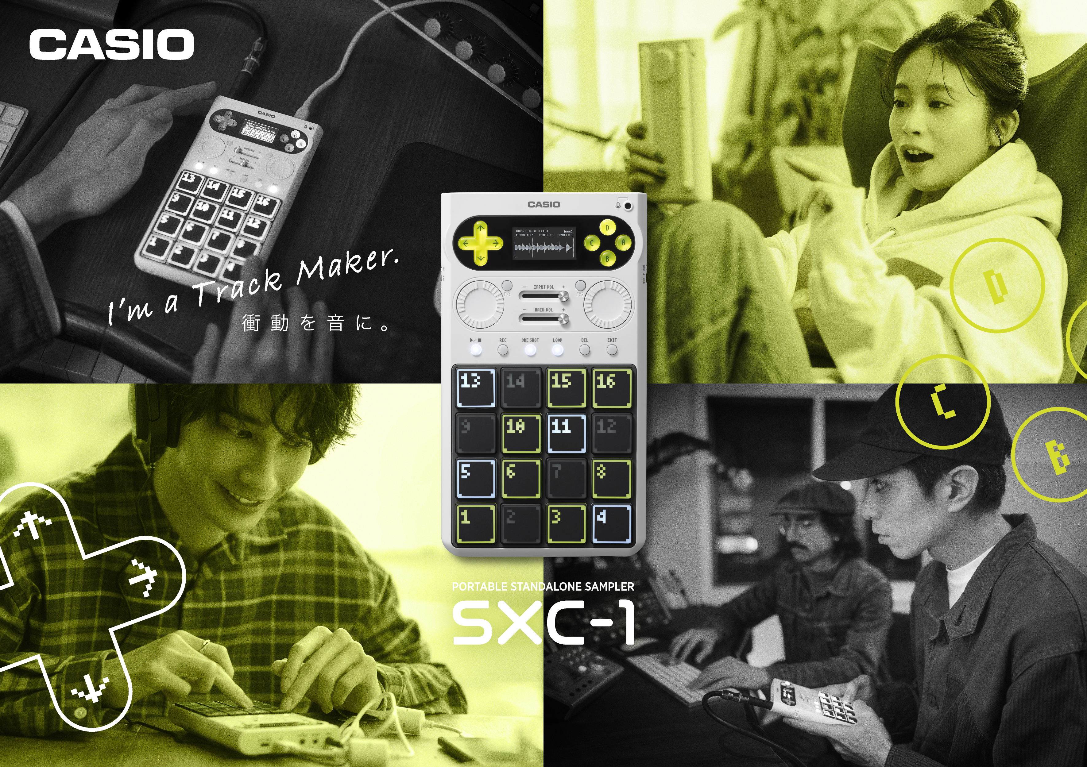 5/28(木)にCASIOより発売のSXC-1のご予約を承っております！お渡しは先着順となりますので御興味おありの方はお早めに！！ 誰でも簡単に音で遊べる持ち運び可能なサンプラーです！レトロな見た目で操作もしやすくデジタル製品が苦手な方にもおススメな商品です。 CONTENTS商品詳細お問い合わせ商 [&hellip;]