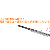 【吹奏楽部員・ママさんブラスバンドの方必見】ピッコロお悩み解決レッスン!高音の出し方・正しいピッチを身につけよう♪