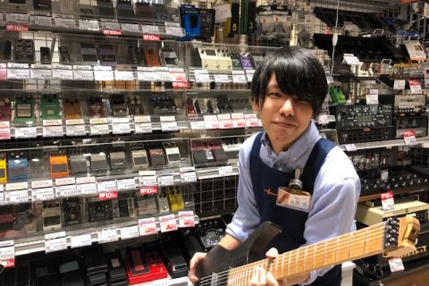 スタッフ写真 エレキギター、DTM、DJ、電子ドラム 若林