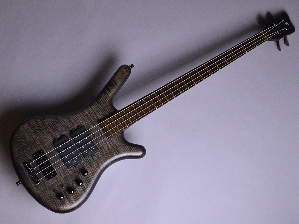 【入荷情報】Warwick – Custom Shop Basic Corvette $$ 4st Nirvana Black Transparent Satin (NBTS) 【S/N:E 161886 16】