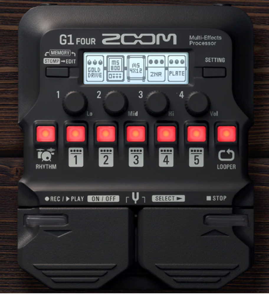 【入荷情報】ZOOM – G1 FOUR Guitar Multi-Effects Processor