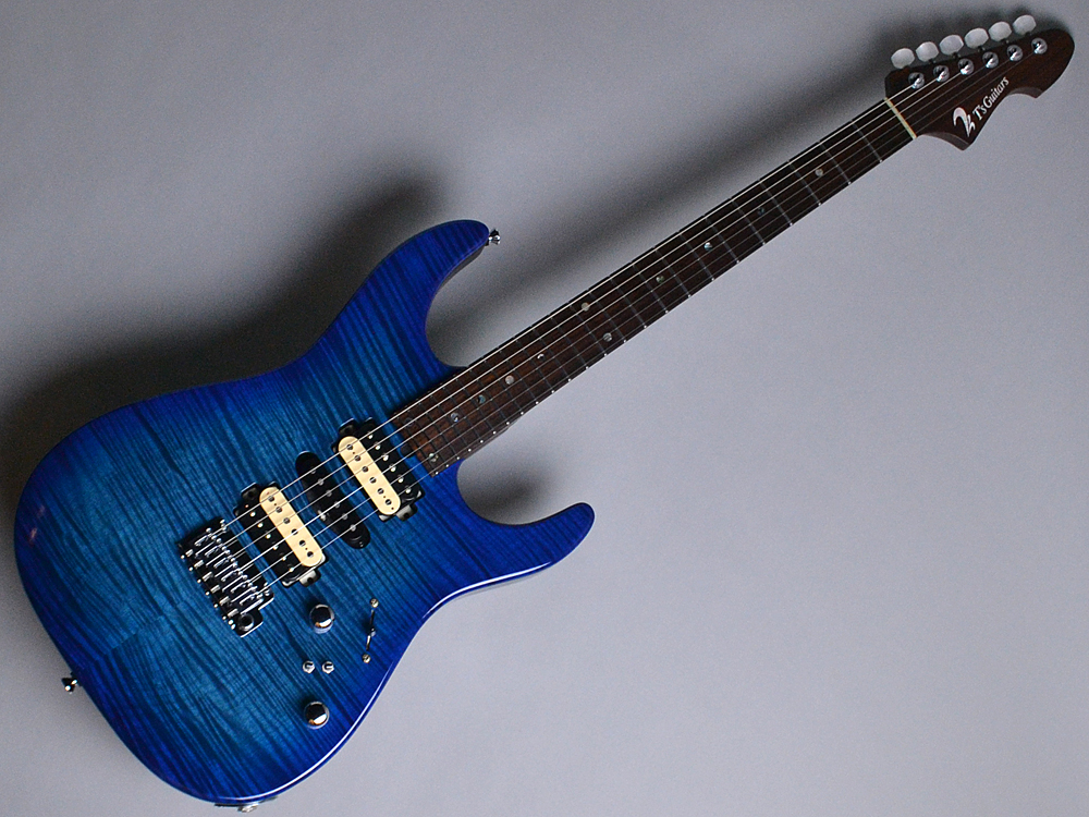 【入荷情報】T’s Guitars – DST24 Custom Made Trans Blue Burst 【S/N:031611】