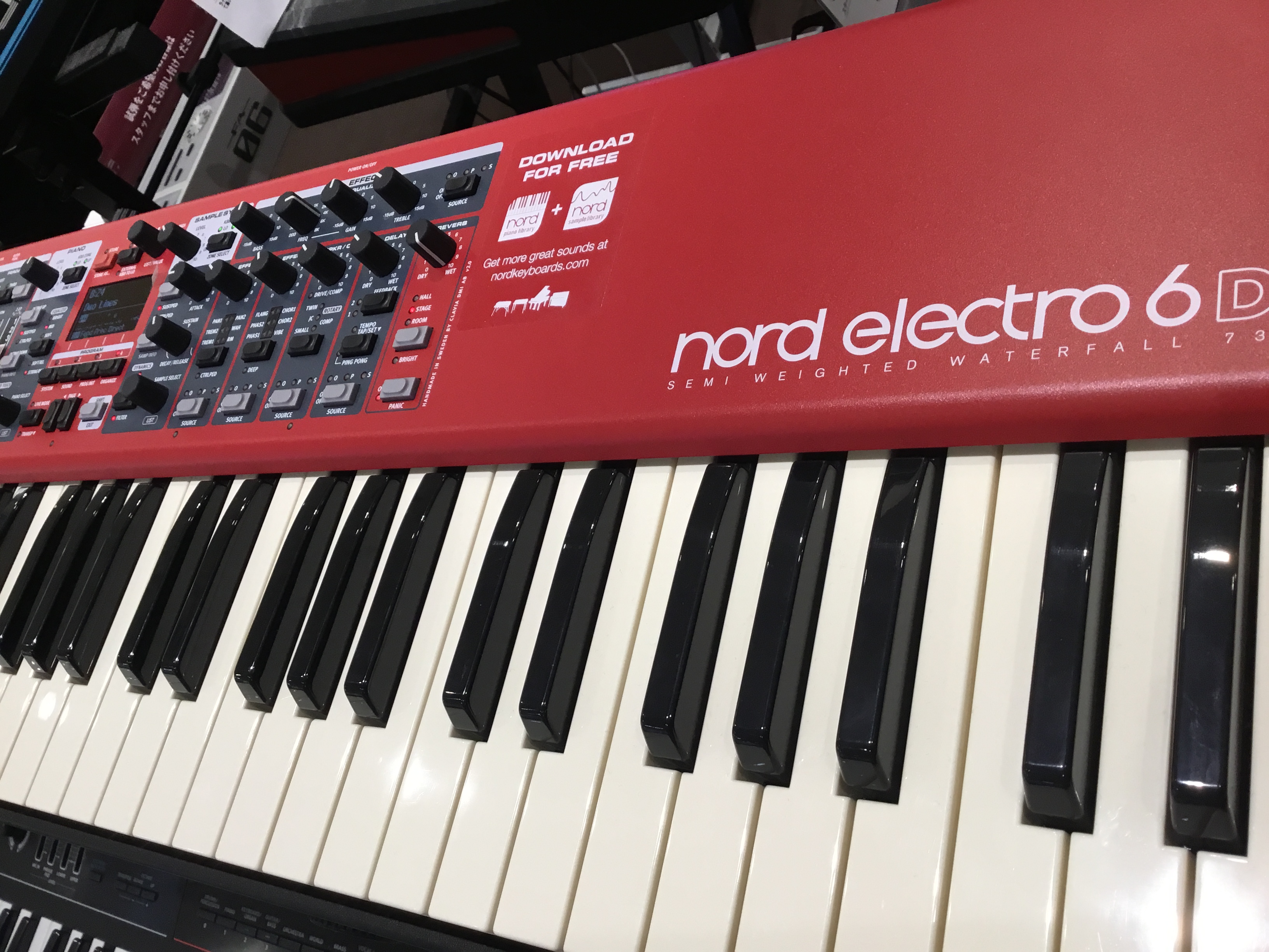 シンセサイザー】NORD/ノード！「Nord Electro 6D 73」店頭展示してい