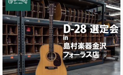 【金沢店初開催！】Martin D-28 選定会 in 島村楽器金沢フォーラス店
