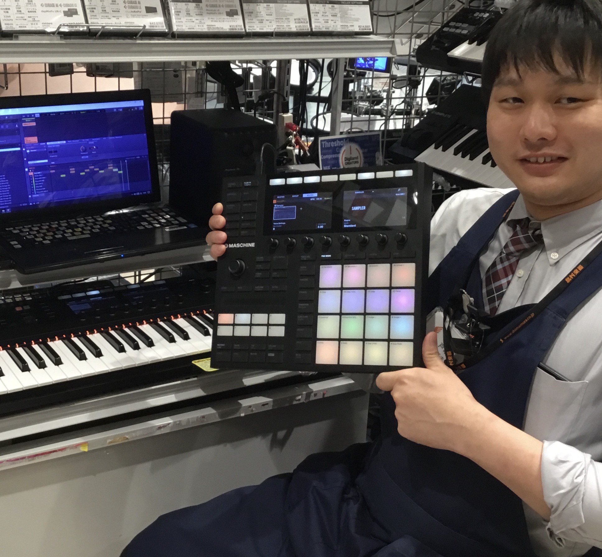 モジュラーシンセ担当戸嶋