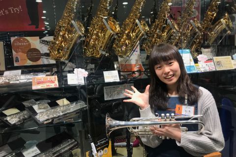 スタッフ写真 管楽器 松本