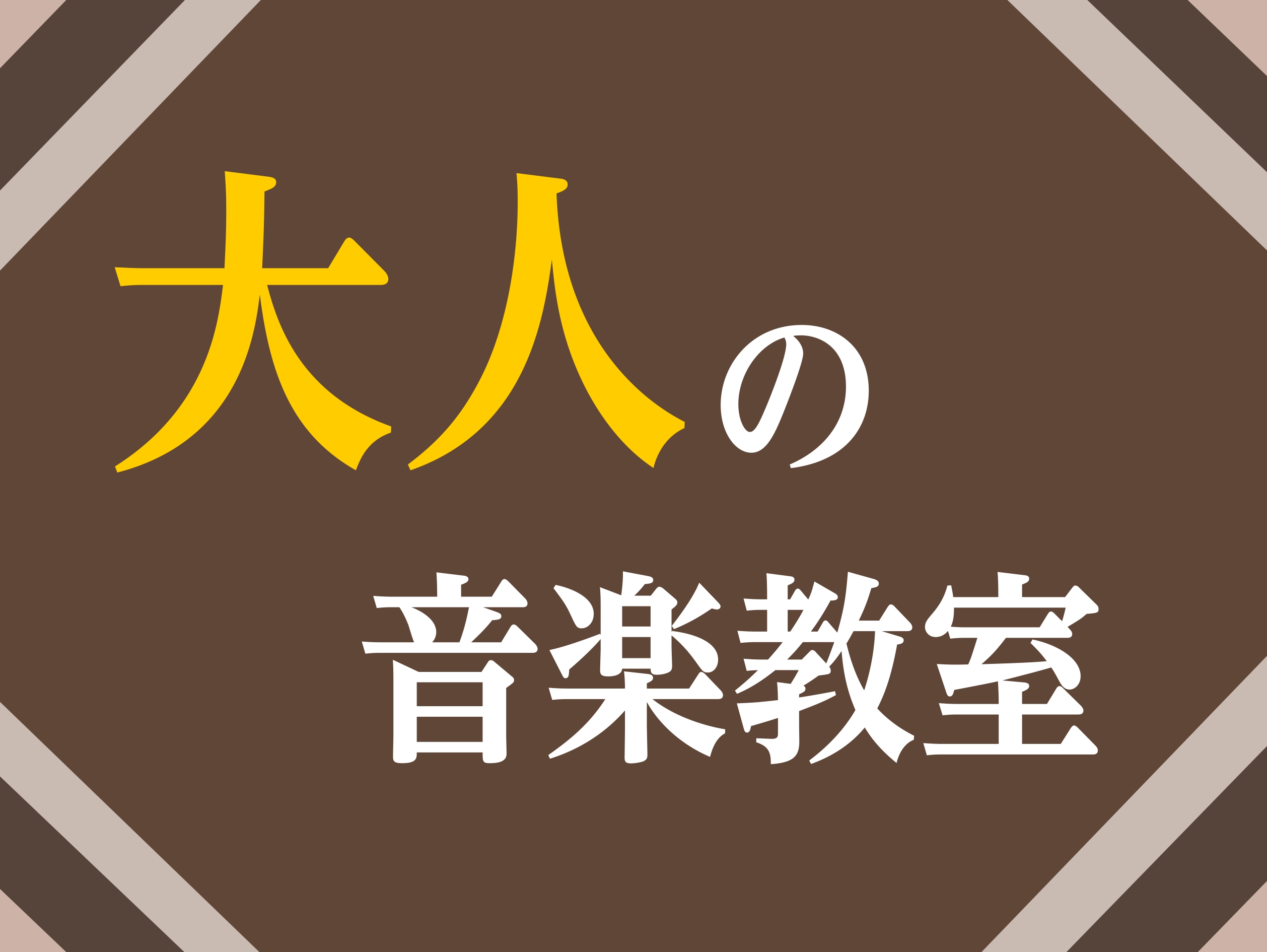 大人の方のためのヴァイオリン教室！