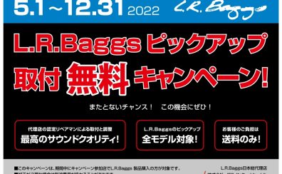 【アコースティックギター / ウクレレ】L.R.Baggsピックアップ無料取付キャンペーン開催中！！【2022年12月31日まで】