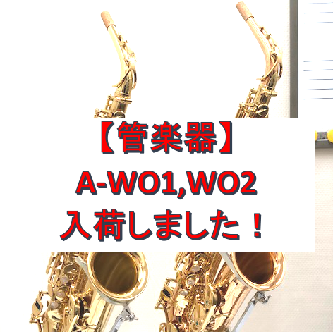 *WO1&WO2を試奏可能です♪ こんにちは！]]島村楽器イオンモール橿原店管楽器担当の北村です！]] このたび、サックス三大メーカーの一つ！YANAGISAWAのサックスA-WO1&A-WO2が入荷致しました♪]]店頭にあるWO2と拭き比べることも可能です♪ |*メーカー|*型名|*定価（税込）| […]