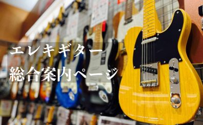 【関西/奈良/エレキギター】人気モデルを常時50本以上展示！専門スタッフ駐在！初心者から上級者まで徹底サポートします♪