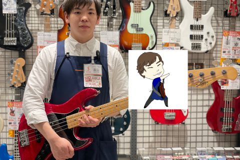 スタッフ写真 ギター&ベースアドバイザー・中古 森山