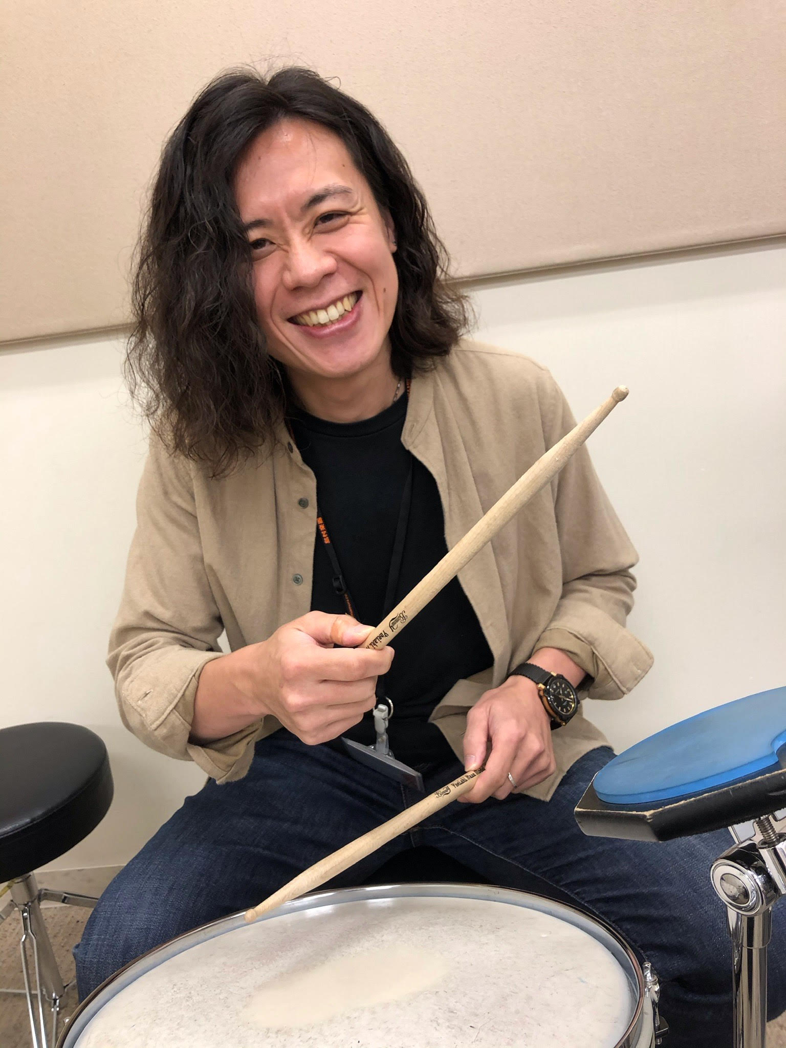 春日部　野田　音楽教室　レッスン　ドラム教室　長谷先生