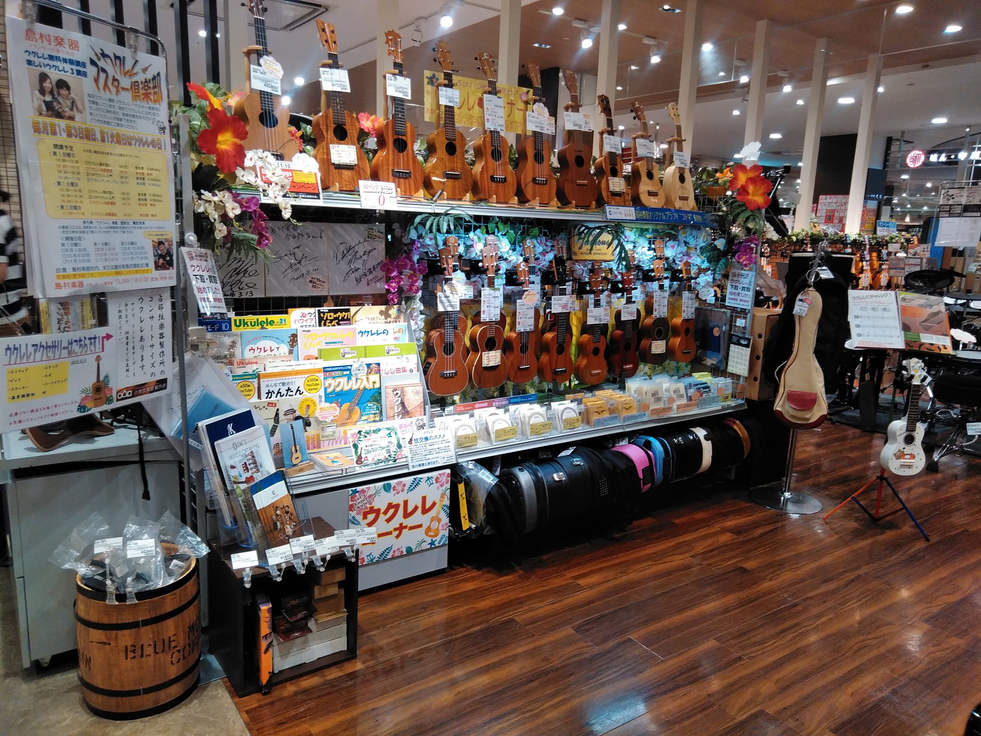 ウクレレ 春日部店ウクレレ ラインナップのご紹介 イオンモール春日部店 店舗情報 島村楽器