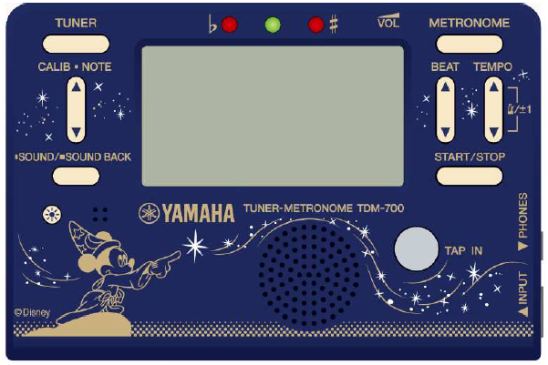 今年のヤマハ・チューナーメトロノームの限定デザインは、公開80周年イヤーの「ファンタジア」！]]クラシックの名曲と共に魔法使いの弟子であるミッキーが大活躍するディズニー映画の名作。]] カラーはネイビー。]]パステルカラーや明るい色が多いチューナーメトロノームの中で、周りの人とちょっと差がつけられま […]