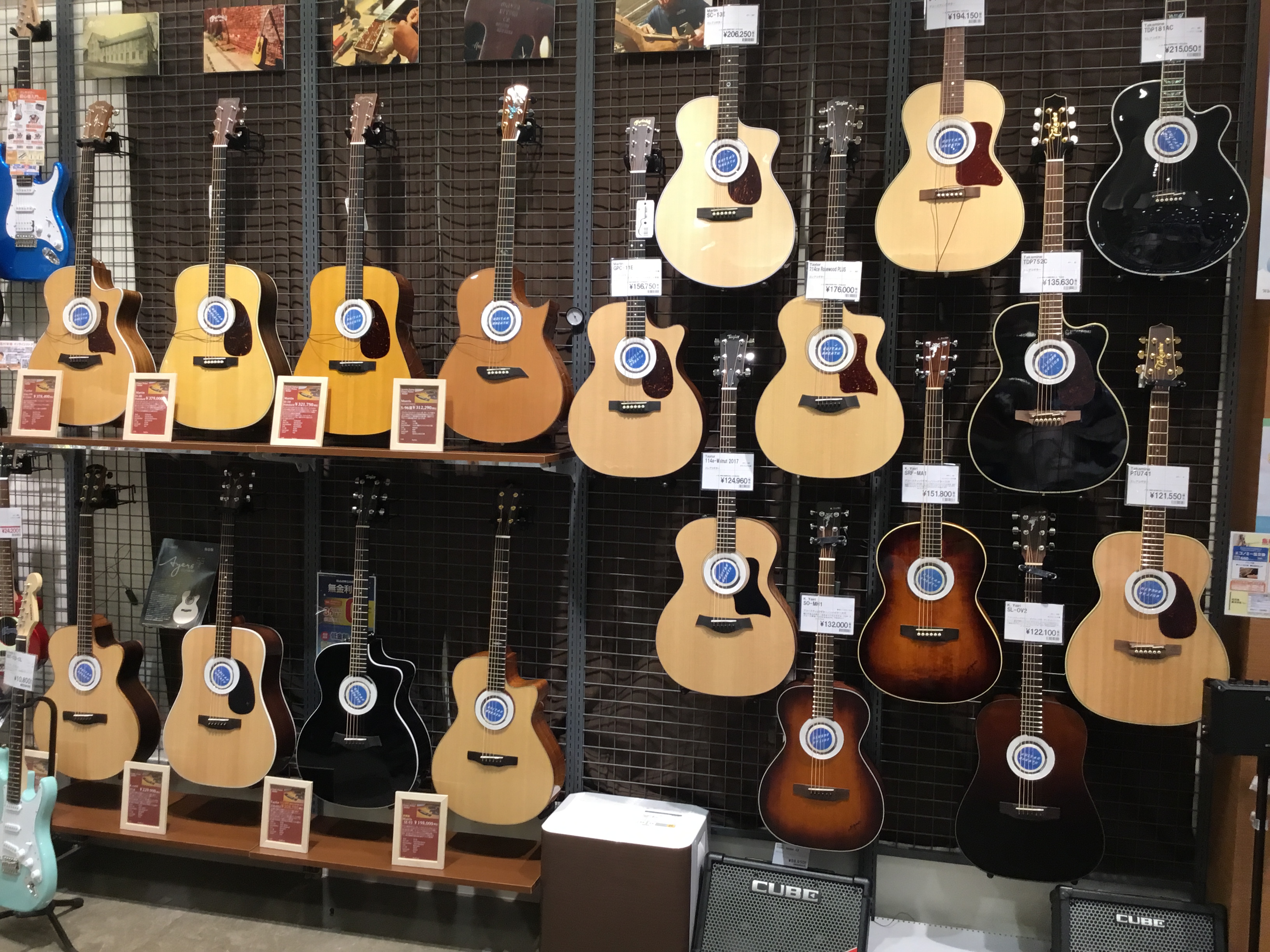 GW(ゴールデンウィーク）は人気のアコースティックギターが続々入荷！