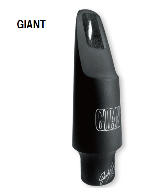 【GIANT】<br />
新素材＜ステルスメタル＞製の新しいコンセプトのマウスピースです。<br />
ラバーマウスピースのコントロール性とメタルマウスピースのパワー両方を兼ね備えた、テナーサックス用マウスピースです。