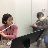 【音楽教室体験レポート】スタッフがフルートの体験レッスンを受けてみた！