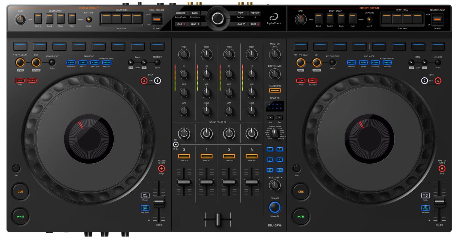 DJコントローラーDDJ-GRV6
