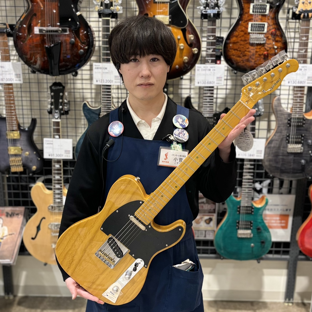 イオンモール春日部店ギターアドバイザー小菅(こすげ)