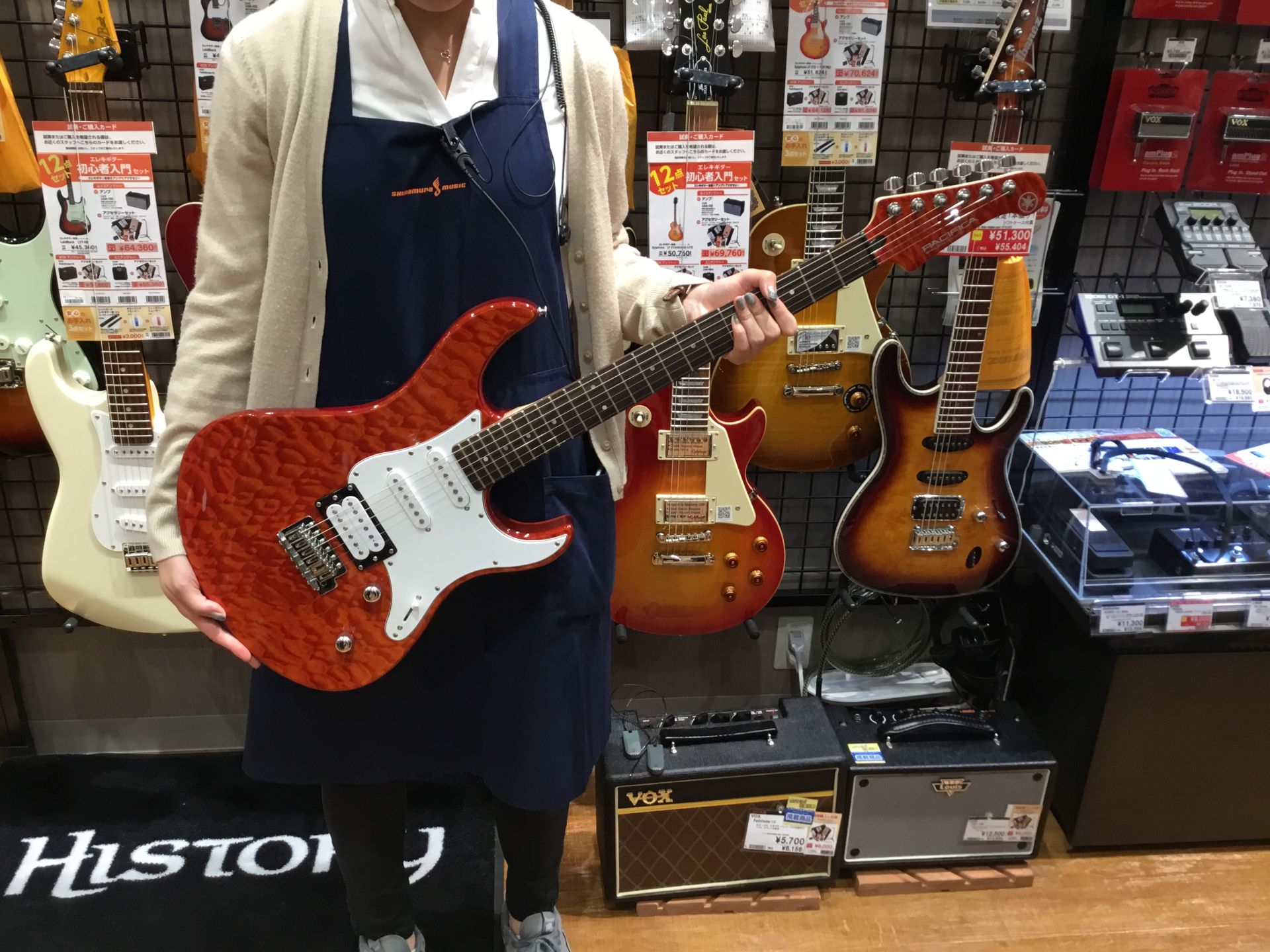 ギター入荷情報！YAMAHA(ヤマハ)　PAC212VQM