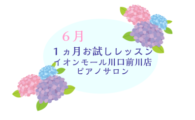 大人のための音楽教室・1ヵ月お試しレッスン♪