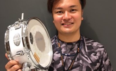 【音楽教室講師紹介】成瀬 太智(木曜日)／ドラム科