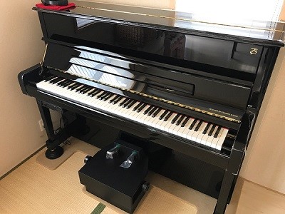 【ピアノ御納品17】ボストンUP118E ー和室と板の間ー