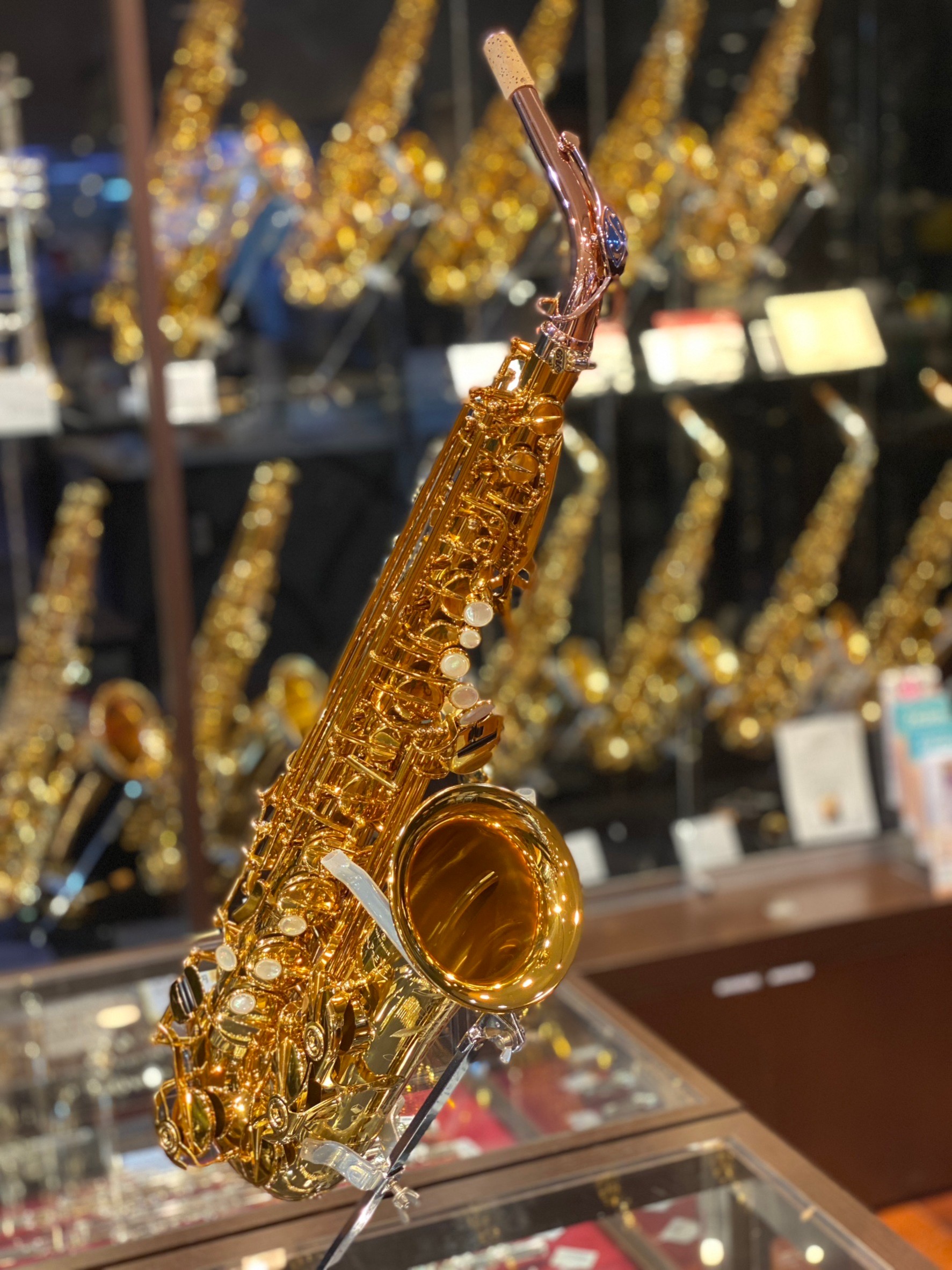 H.Selmer　アルトサックスH.Selmer Supreme YOSHIDA Model 第一弾 ピンクゴールドプレートネックタイプ