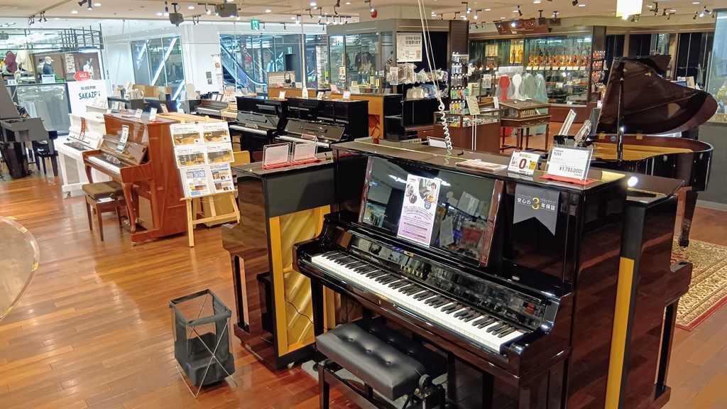 ピアノショールームのご案内島村楽器 川崎ルフロン店