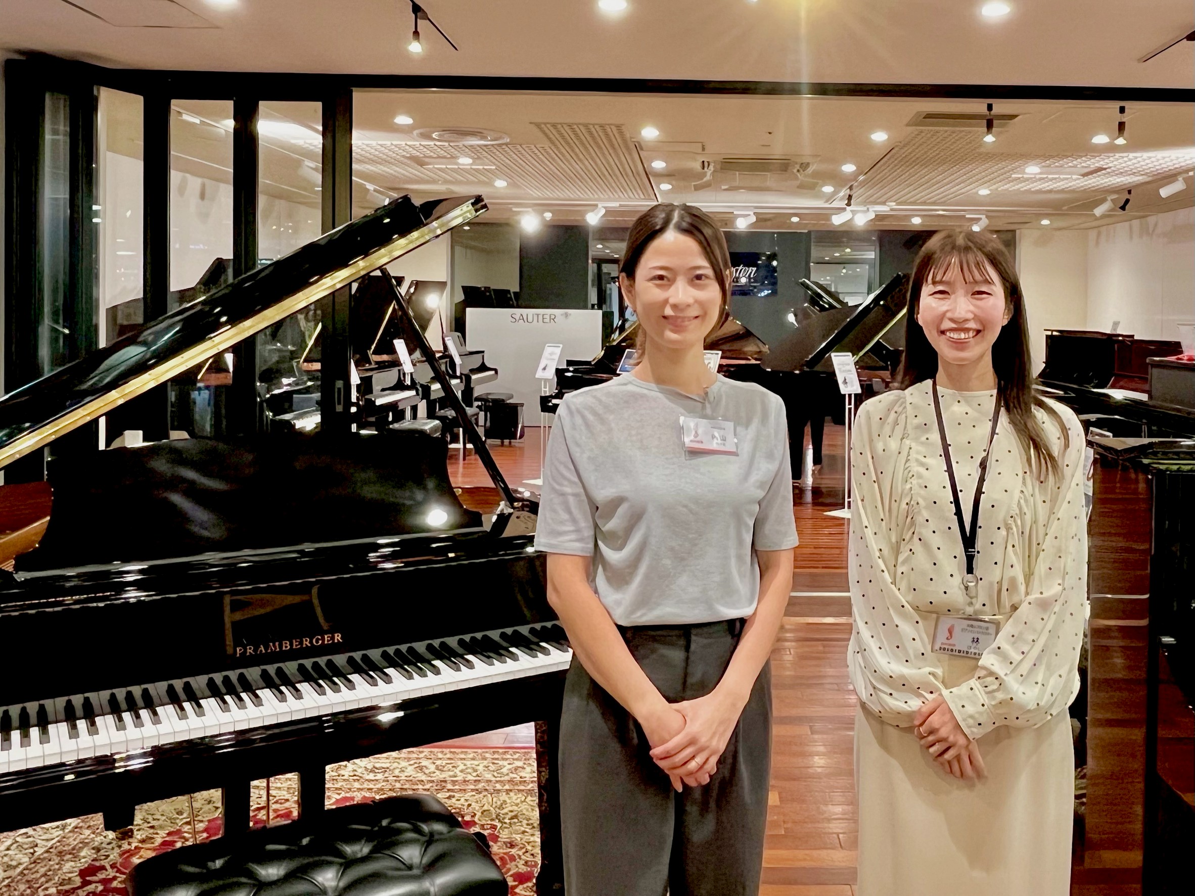 ピアノ担当紹介私たちがご案内させていただきます！