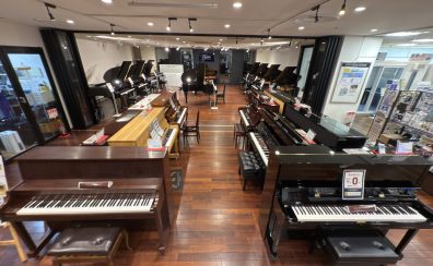 YAMAHAピアノ主要シリーズを展示しております