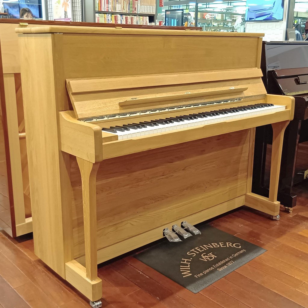 新品アップライトピアノWILH.STEINBERG　S117