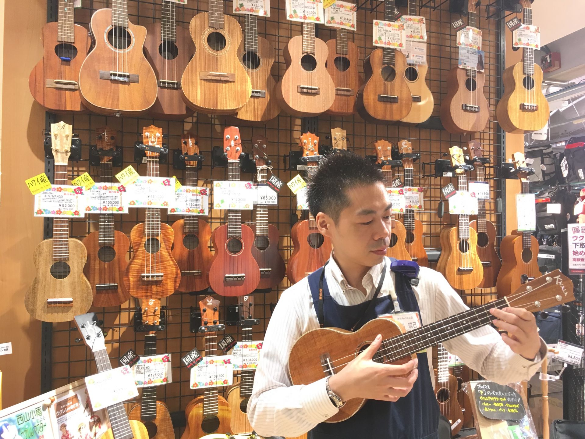 ウクレレ選びは吉祥寺パルコ店で！