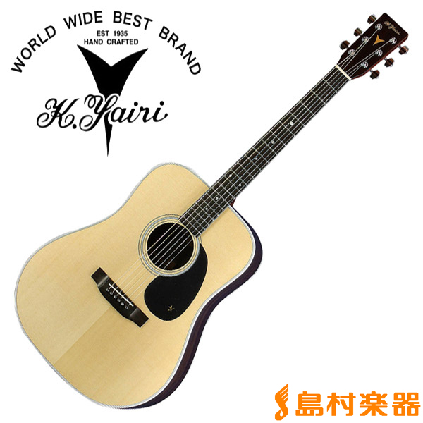 アコースティックギターK.yairi DY28 Natural