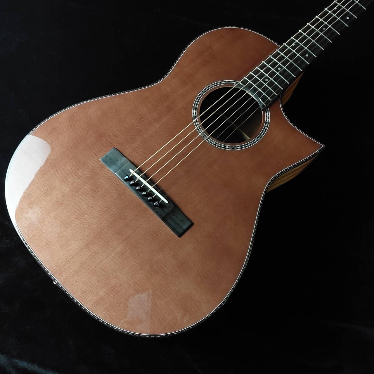 アコースティックギターK.yairi M-TFC Limited 小豆
