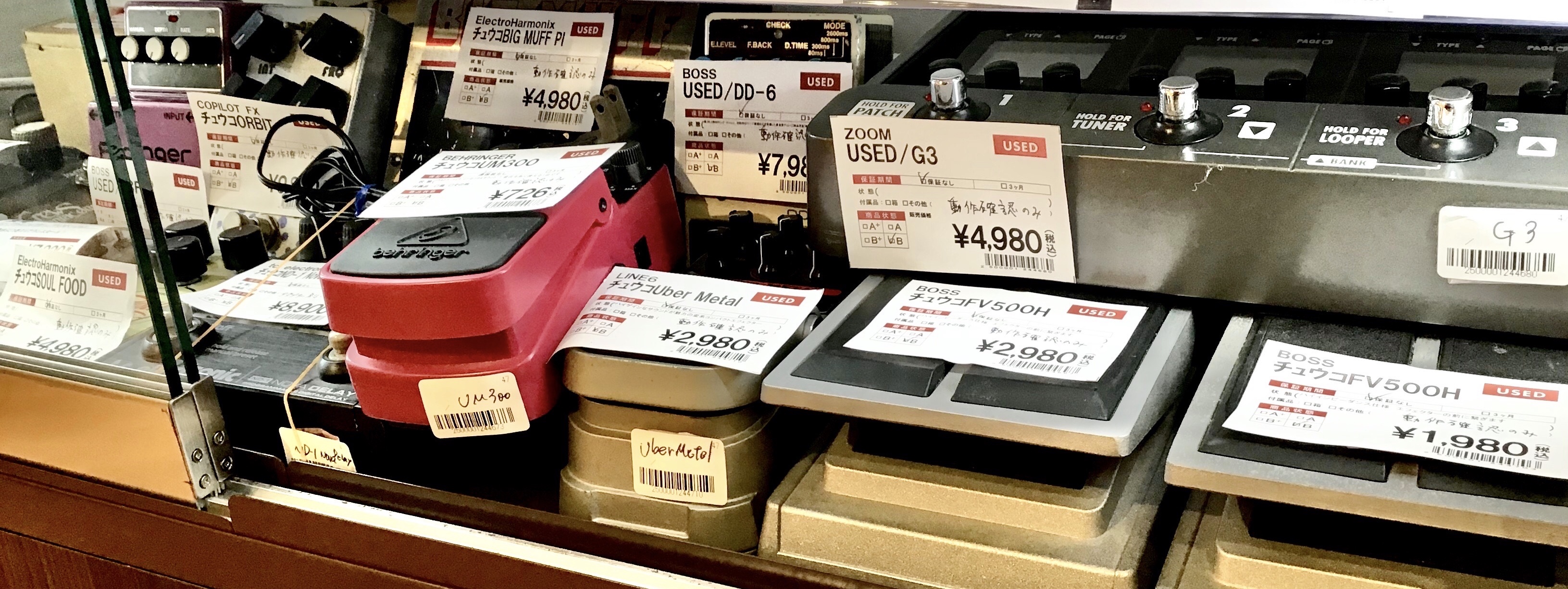 【USED】春の中古エフェクター大放出！週末は錦糸町パルコ店へ