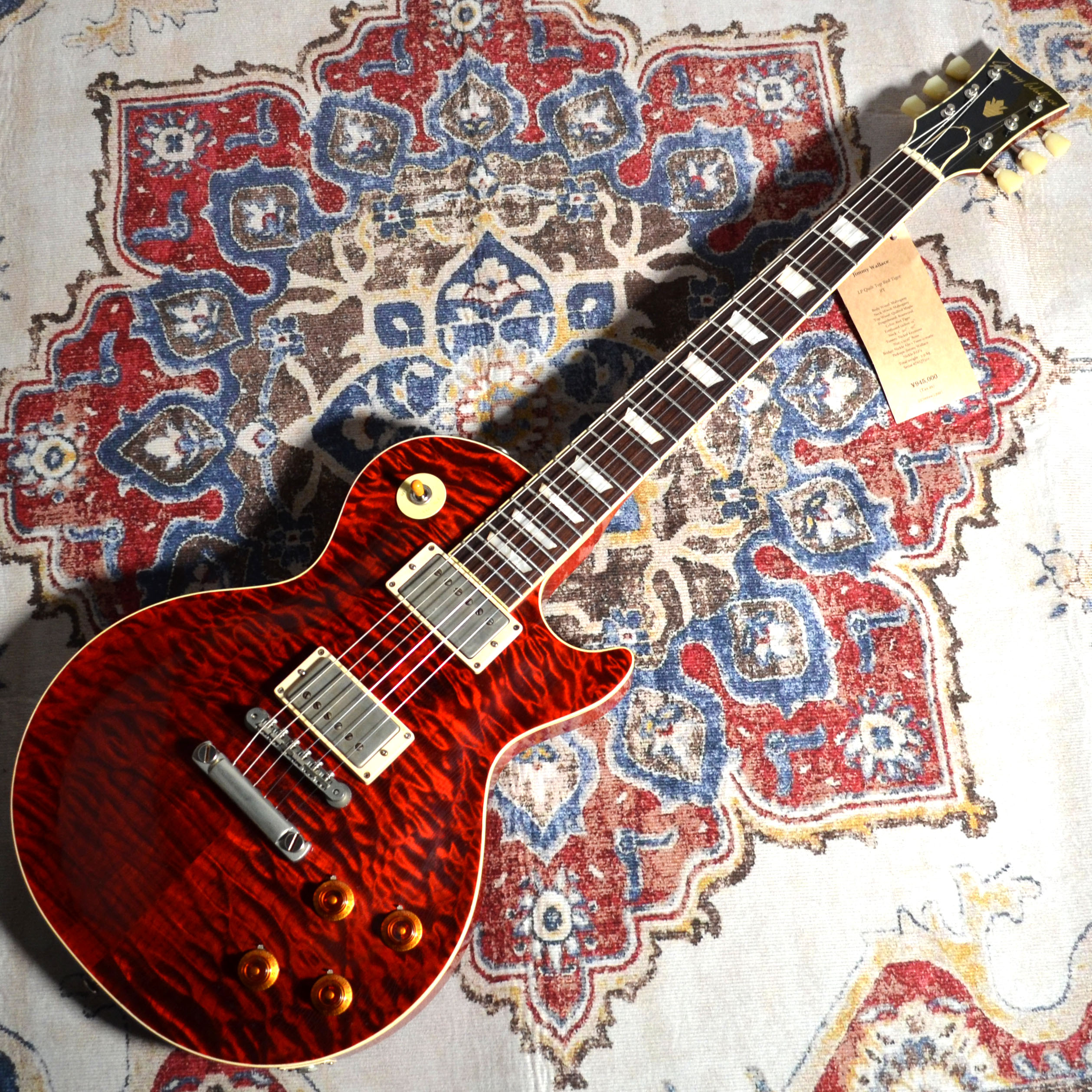 Jimmy WallaceLP Quilt Top Red Tiger