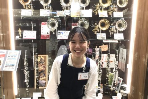 スタッフ写真 木管楽器、管楽器アクセサリー 岩本